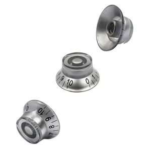 Boutons de commande argentés pour volume et tonalité, pour pédales d'effets AMP, pour guitares <span class=keywords><strong>ST</strong></span> LP SG - Product Image 6
