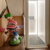 Petit ascenseur de passager intérieur/extérieur hauteur de levage de 3-10m avec planchers en PVC utilisation de résidence de 3-4 étages