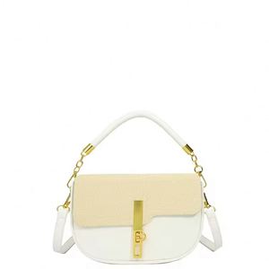 Pochette d'été colorée en raphia tressé avec chaînette à pompon - Product Image 5