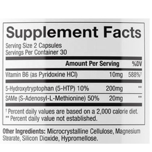 OEM 5-HTP Plus con SAM-e para Mantener un Sueño Saludable Normal y Crear una Sensación de Bienestar - Suplemento de 5-HTP con Vitamina B6-60 - Product Image 2