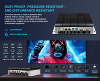 Noyau de contrôle industriel I5 I7 N97 Mini PC Micro ordinateur sans ventilateur Client mince Boîtier de montage Mini PC Win11