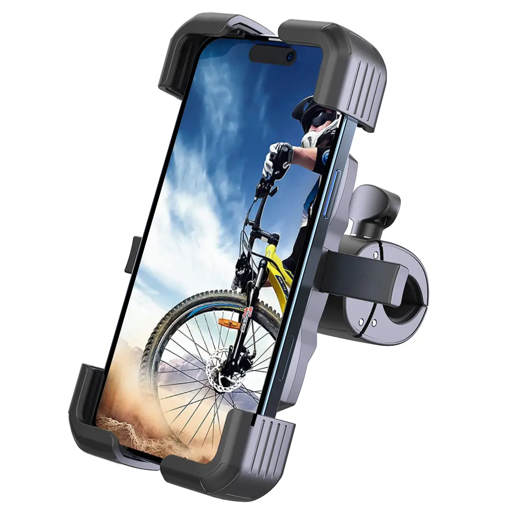 オートバイの電話マウント自転車10s用の揺れ防止自転車電話ホルダークイックインストールハンドルバー電話マウント