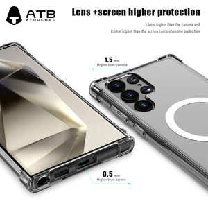 <span class=keywords><strong>Coque</strong></span> de téléphone transparente antichoc PC + TPU pour <span class=keywords><strong>Samsung</strong></span> S26 Ultra avec protection 360 et conception simple - Product Image 4