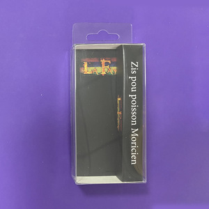 custom printing plastic transparent small box fishing lure packaging box