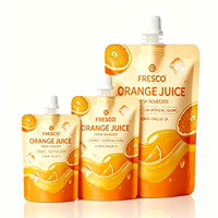Pochette créative à bec verseur de forme spéciale pour jus liquide et lait, sac à boisson autoportant avec bouchon à vis [Conception 3D et qualité alimentaire]