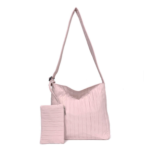 Bolso de lona de gran capacidad en contraste, bolso de mujer, bolso de viaje, bolso de hombro sencillo y moderno, bolso de compras - Product Image 6