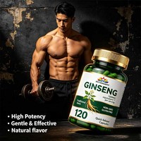 Grossiste en capsules de poudre de ginseng pur, reconstitue l'énergie cellulaire, le ginseng favorise l'énergie, la vitalité et le bien-être général