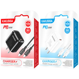 KAKUSIGA NOUVEAU Produit Série <span class=keywords><strong>SUOMA</strong></span> Kit de chargeur PD30W Charge rapide US (Type-C vers Type-C) - Product Image 6