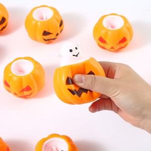 Juguetes Divertidos para Aliviar el Estrés, Juguetes Blandos de TPR con Forma de Calabaza de Halloween, Juguete de Descompresión para Apretar - Product Image 1
