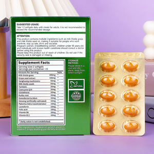 Stokta özelleştirilmiş detoks onarım Softgels destek yetişkin yağlı karaciğer sağlığı için bitkisel takviyesi karaciğer temizlemek yenilemek kapsüller - Product Image 4