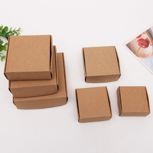 Boîte à bijoux en papier kraft blanc, recyclage des savons faits à la main, cadeau noir, emballage - Product Image 4
