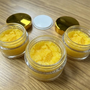 Organic Turmeric Sugar <b>Lip</b> Exfoliator Private Label Wholesale Natural <b>Lip</b> Scrub For Dark <b>Lips</b> - Product Image 5