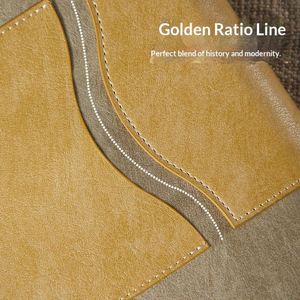 Carnet A5 en cuir PU rigide, 120 feuilles, pour organisation personnelle, écologique, haute qualité, avec boucle magnétique, idéal pour les affaires - Product Image 4