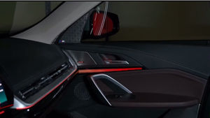 BMW X1 U11 2023-2024に最適なシンフォニーカーアンビエントライトインテリア雰囲気カーアクセサリートリムドラゴンスケールパネル - Product Image 5