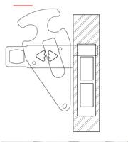 Serrure de porte sans clé portable, moderne et durable, avec installation à 360°, télécommande et fonction insonorisante, idéale pour hôtels et voyages – Nouvelle offre directe usine