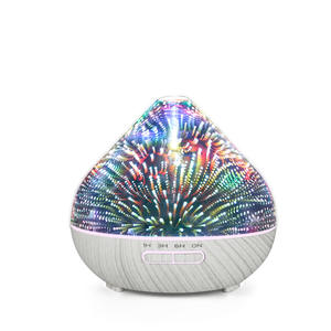 Difusor de Aroma 3D JCSY con Base de Madera, Luz LED USB, Humidificador para el Hogar con Capacidad Inferior a 0.5L - Product Image 4