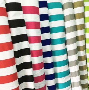 Sọc in polyester bông vải trọng lượng trung bình dù để che nắng Vải - Product Image 2