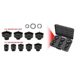 KS TOOLS-450,5000 Juego de llaves para tuercas ranuradas KM, espárragos exteriores (9 piezas)-EAN 4042146412565 VEHÍCULOS PESADOS - Product Image 2