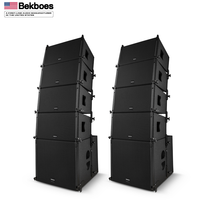 Sistema de Sonido de Audio para Escenarios al Aire Libre Bekboes de 10 Pulgadas, Altavoz de Línea de Sonido Pasiva