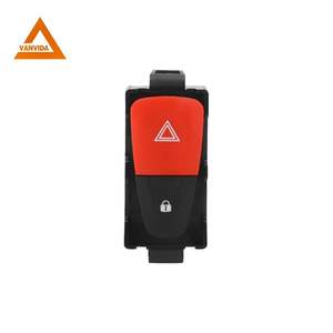 Interrupteur de lumière d'alarme automobile rouge OE 252100004R 252100502R 252100001R pour Renault FLUENCE GRAND SCENIC MEGANE <span class=keywords><strong>DACIA</strong></span> SANDERO - Product Image 3