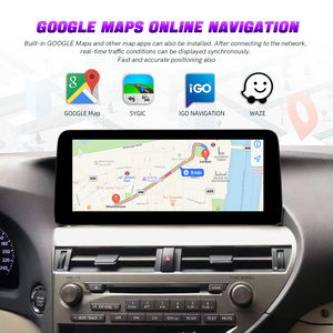 12.3 inci Layar Android 13 Wireless Carplay Radio Mobil Multimedia Navigasi GPS Pemutar DVD Lexus Seri RX RX350 RX450 2009-2014 - Product Image 3