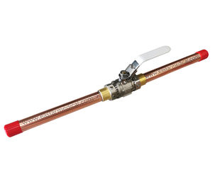 Valvola a Sfera per Gas Medicale 600 PSI in <span class=keywords><strong>2</strong></span> Pezzi, Estremità del Tubo in Bronzo Allungate, Pulite e Confezionate, per Ossigeno N2O CO2, Azionamento Manuale, Personalizzazione OEM - Product Image 4