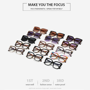 Prêt à expédier nouveau européen américain à la mode grand cadre lunettes de soleil transfrontalières femmes mode lunettes de soleil mode femmes lunettes de soleil - Product Image 2