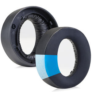 Almohadillas de Repuesto XY para <span class=keywords><strong>Auriculares</strong></span> Inalámbricos <span class=keywords><strong>PS5</strong></span> <span class=keywords><strong>PULSE</strong></span> <span class=keywords><strong>3D</strong></span>, Material de PU Transpirable, Negro Gris - Product Image 6