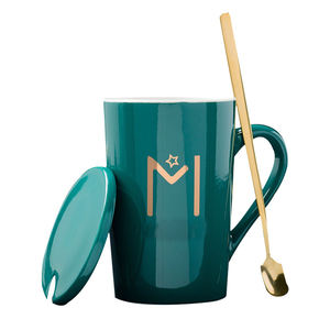 Taza de cerámica de lujo con calcomanía dorada, tazas de café de <span class=keywords><strong>agua</strong></span>, tazas de café japonesas clásicas naturales, regalos personalizados de 350ml - Product Image 5