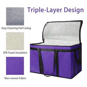 Borsa Termica Grande Isolante Riutilizzabile Impermeabile per la Spesa Canadese e Conservazione a Freddo per Escursioni e Attività all'Aperto in Canada - Product Image 5