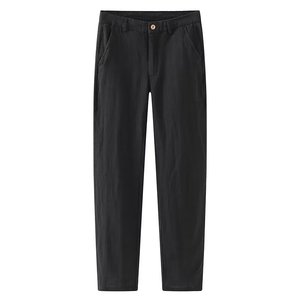 <span class=keywords><strong>Pantaloni</strong></span> Casual da Uomo Personalizzati in <span class=keywords><strong>Lino</strong></span>, Trendy Estivi Sottili <span class=keywords><strong>Slim</strong></span>-Fit a Vita Media Gamba Dritta in Cotone-<span class=keywords><strong>Lino</strong></span> di Alta Qualità - Product Image 3