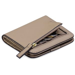 Cartera corta ultrafina de estilo coreano para <span class=keywords><strong>mujer</strong></span>, multifuncional, nuevo Stock, Comercio Exterior, moneda de PU Simple y Material de poliéster - Product Image 4