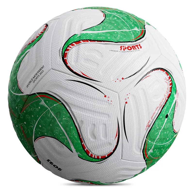 Halloween prix d'usine taille 5 ballon de football d'entraînement personnalisé matériau PU processus de collage thermique Football haute performance