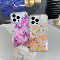 Coque de téléphone anti-chute effet papillon rêveur en résine époxy pour iPhone 17 PRO MAX – Meilleure vente