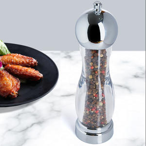 <span class=keywords><strong>Moulin</strong></span> à sel et à <span class=keywords><strong>poivre</strong></span>, moulins à <span class=keywords><strong>poivre</strong></span> classiques, manuel, rotor en acrylique transparent, grande capacité, noyau en céramique, réglage de la grosseur - Product Image 2