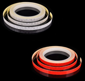 Ruban réfléchissant de vélo en nid d'abeille bon marché, autocollant de lumière auto-adhésif de jante de moto, ruban réfléchissant de sécurité extérieure - Product Image 5