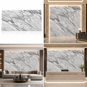 Prezzo Lastra di Marmo Arabescato di Lusso |   Lastra di Marmo Bianco con Venature Grigio Scuro per Pavimenti, Pareti, Piani di Lavoro e Decorazioni - Product Image 3
