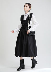 2123 nuovo autunno più popolare bella ragazza vestito Casual gonna gilet di media lunghezza - Product Image 2