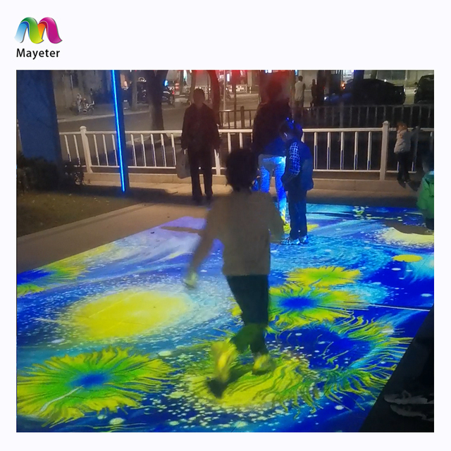 Outdoor Holographic Interactive Projection Android System Digital Floor Projection Projector