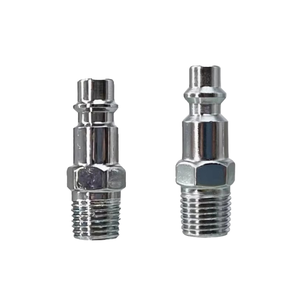 Raccords de compresseur pour tuyau d'air Euro 1/4'' BSP, connecteurs de ligne d'air en acier inoxydable, <span class=keywords><strong>kit</strong></span> de connecteurs mâle et femelle, coupleur d'air - Product Image 1