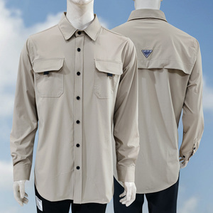 Camisas de <span class=keywords><strong>Pesca</strong></span> para Hombre, Protección Solar UPF 50+, Secado Rápido, con Botones, Forro de Malla y Ventilación Trasera - Product Image 1