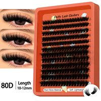 Cils bioniques 3D épais OEM 100D/200D Fluffylash Conformes à CPNP et EU EC REP