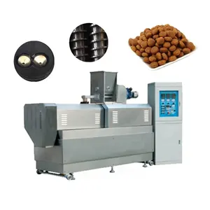 automatic industry equipments machinery pet fish feed making machine production line fish pellet feed extruder machine