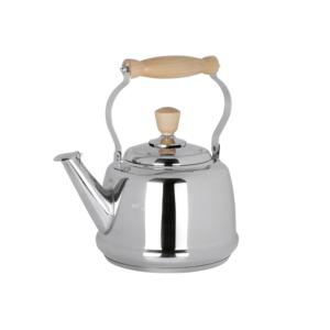 Cilio Water <b>Kettle</b> Tradition Stainless Steel Wood Handle 1.7 Liters - Product Image 1