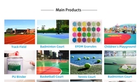 Liant PU durable pour granules EPDM conçu pour les terrains de jeux de pavage en caoutchouc Surfaçage de sécurité et projets d'installations sportives