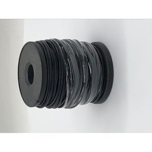 Corde en acier inoxydable noir, 50 mètres par rouleau, durable et flexible, pour usage en balcon - Product Image 1