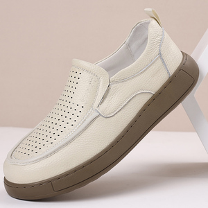 Zapatos Casuales de Hombre, Sin Cordones, Transpirables, de Cuero, Ligeros y Cómodos para Caminar, Venta al Por Mayor, Personalizados - Product Image 5