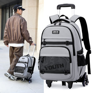 Mochila Escolar con Ruedas Desmontable para Estudiantes de Primaria y Secundaria, Mochila con Ruedas para Adolescentes, Niños y Niñas, Informal, de Gran Capacidad - Product Image 2