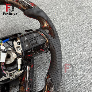 Volant en fibre de carbone véritable compatible avec Toyota Corolla Rav4 Camry 2018-2021 pour Toyota Camry <span class=keywords><strong>2023</strong></span> - Product Image 2
