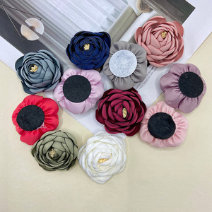 Fabric Rose <b>Embellishments</b> 5cm Manual Craft Flowers For DIY Headwear <b>Shoe</b> Clothing Accessories - Product Image 3